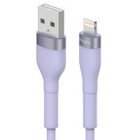 Ringke kabel USB-A - Lightning 480Mb/s 12W 2m fioletowy (CB09970RS)