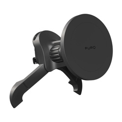 Uchwyt samochodowy Puro regulowany, kompatybilny z MagSafe - czarny