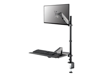 Neomounts Desk Mount | DS90-325BL1 Sit-stand workstation desk | Adjustable Height, Rotate, Tilt, Swivel | 17-32 " | Maximum weight (capacity) 9 kg | B