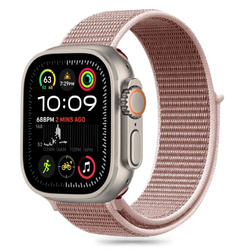 Pasek Tech-Protect Nylon na Apple Watch 6 / 7 / 8 / 9 / 10 / SE (40 / 41 / 42 MM) - różowy