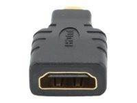GEMBIRD A-HDMI-FD Gembird Adapter HDMI(F)->micro HDMI(M) 19 pin-> micro typu D