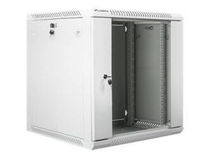 LANBERG WF01-6612-10S Lanberg szafa wisząca rack 19 12U 600x600mm szara (drzwi szklane)