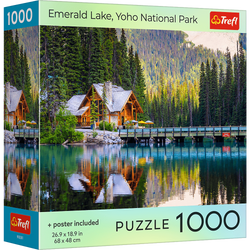 Puzzle 1000 USA Collection Emerald Lake, Yoho National Park