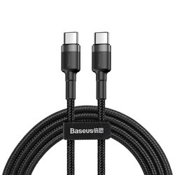 Baseus nylonowy kabel przewód USB-C PD 60W QC3 2M