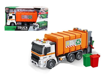 Śmieciarka z dźwiękiem i światłem