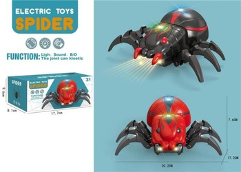 Pająk ze światłem i dźwiękiem