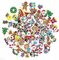 Naklejki z pianki Magiczne Święta 120szt.