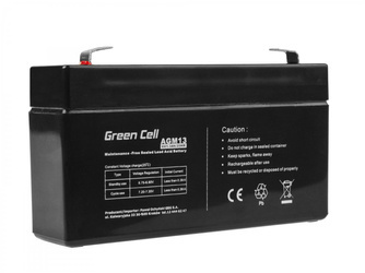 Green Cellsystemu AGM13 bezobsługowy akumulator AGM VRLA 6V 1.3Ah