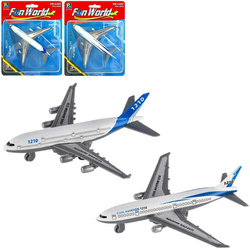 Samolot metal 14cm MIX