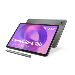 Lenovo Idea Tab (without power adapter) | 11 " | Luna Grey | IPS | 2560 x 1600 pixels | MediaTek | Dimensity 6300 | 8 GB | Soldered LPDDR4x | 256 GB |