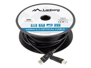 LANBERG kabel HDMI v2.1 8K M/M 20m optyczny AOC
