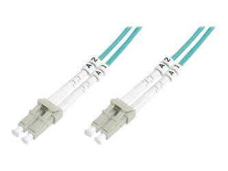 DIGITUS Kabel krosowy (patch cord) światłowodowy LC/LC dplx MM 50/125 OM4 LSOH 5m fioletowy