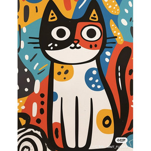 Malowanie po numerach Kot Picasso 40x50cm