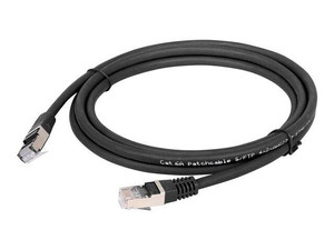 GEMBIRD PP6A-LSZHCU-BK-5M Gembird patchcord RJ45, kat. 6A, SFTP, LSZH, 5m, czarny