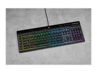 CORSAIR K55 RGB PRO Gaming Keyboard Backlit Zoned RGB LED Rubberdome