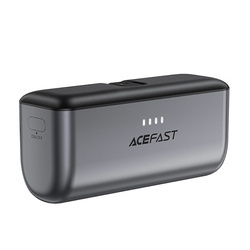 Powerbank Acefast M9 5000mAh USB-C (męski) / USB-C (żeński) PD 20W - czarny