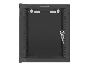 LANBERG WF10-2306-10B Lanberg Szafa Instalacyjna Rack Wisząca 10 6U 280X310 Czarna