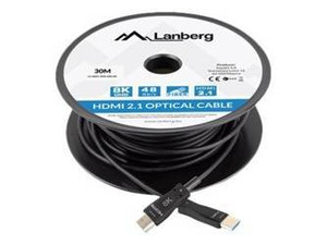 LANBERG kabel HDMI v2.1 8K M/M 20m optyczny AOC