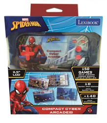 Konsola podręczna Compact Cyber Arcade®  Spider-Man ekran 2,5'' 150 gier w tym 10 z Spider-Manem JL2367SP