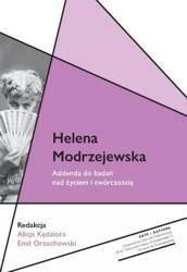 Helena Modrzejewska. Addenda do badań nad życiem..