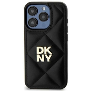 Etui DKNY Quilted Stack Logo na iPhone 15 Plus - czarne