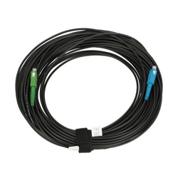 Extralink SC/APC-SC/UPC | Patchcord | Okrągły, wiszący, jednomodowy, Simplex, G.657A2, 20m