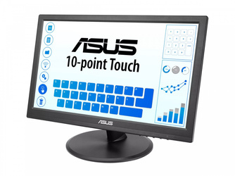 ASUS VT169HE Touch Monitor 15.6inch IPS WLED FHD 16:9 60Hz 220cd/m2 5ms D-Sub HDMI