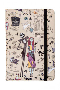 Notes A5 z gumką 80k. linia Disney Burton's Nightmare wzór 1