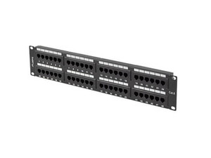PATCH PANEL 48 PORT 2U 19" KAT.6 CZARNY LANBERG