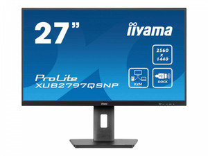 IIYAMA XUB2797QSNP-B1 27inch IPS WQHD 100Hz 300cd/m2 1ms HDMI DP Speakers