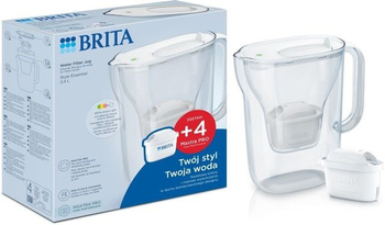 Dzbanek filtrujący Brita Style Essential biały + 4 MAXTRA PRO Pure Performance