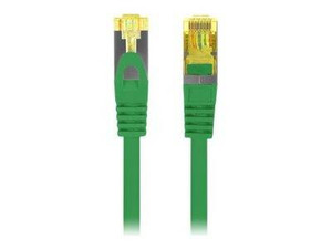 LANBERG Patchcord Kat.6A S/FTP LSZH CU 2m zielony
