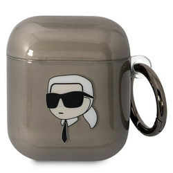 Etui Karl Lagerfeld Karl`s Head na AirPods 1/2 - czarne