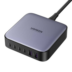 Ładowarka sieciowa UGREEN CD271 2xUSB-A, 4xUSB-C, GaN, 200W (czarny) 40914