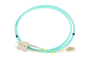 Extralink LC/UPC-SC/UPC | Patchcord | Wielomodowy, OM3, Duplex, 3mm, 1m