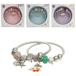 Bransoletka z charmsami mix
