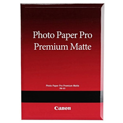 Canon PM-101 Photo Paper Premium Matte, PM-101, foto papier, matowy, 8657B017, biały, A2, 16.54x23.39", 210 g/m2, 20 szt., niewymi