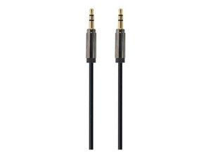GEMBIRD CCAP-444-1M Gembird elastyczny kabel stereo minijack-minijack M/M 1m