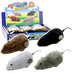 Mysz nakręcana futrzana MIX