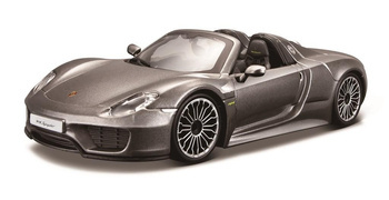 Porsche 918 Spyder 1:24 szary BBURAGO