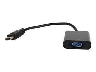GEMBIRD A-HDMI-VGA-04 Gembird adapter HDMI-A(M) ->VGA (F), na kablu, czarny