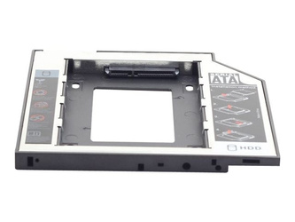 GEMBIRD MF-95-01 Gembird adapter/ramka HDD 5,25->2,5 slim (HDD/SSD w miejsce CD/DVD w laptopie)