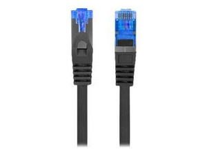 LANBERG patchcord cat.6A FTP LSZH CCA 1m black