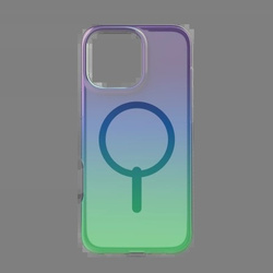 Etui ZAGG Milan Snap z MagSafe do iPhone 16 Pro Max - zielono-fioletowe