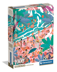 Puzzle 1000 Compact Sunday at the beach 39938