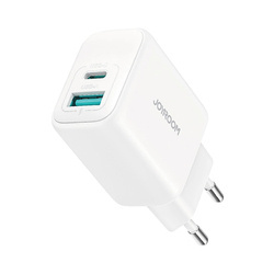 Ładowarka Joyroom JR-TCF21 sieciowa USB-C / USB-A 20W PD / QC 3.0 - biała