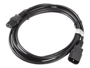 LANBERG CA-C13E-11CC-0030-BK Lanberg przedłużacz kabla zasilającego C13-> C14 3m VDE