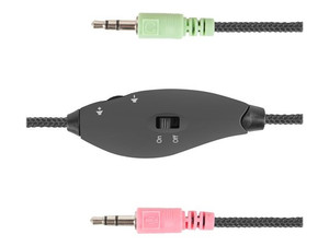 NATEC NSL-1452 Natec Słuchawki nauszne RHEA z mikrofonem czarne