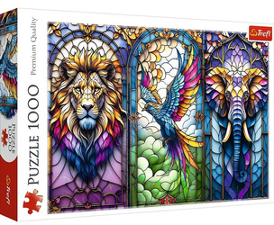 Puzzle 1000 Witraż: Zwierzęta TREFL