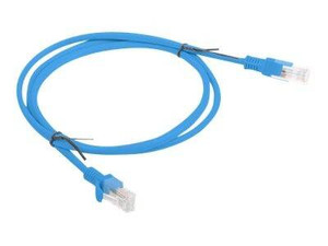 LANBERG PCU5-10CC-0100-B Lanberg Patchcord RJ45, kat. 5e, UTP, 1m, niebieski